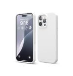 iPhone 16 Pro Max Case, Premium Liquid Silicone Case, Shockproof (Silicone, White)