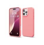 iPhone 16 Pro Max Case, Premium Liquid Silicone Case, Shockproof (Silicone, Pink)
