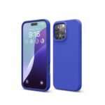 iPhone 16 Pro Max Case, Premium Liquid Silicone Case, Shockproof (Silicone, Blue)