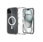 Ultra Hybrid Magfit Cover Compatible with iPhone 15 (White)