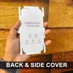 Silicone Bumper Case for iPhone 14 Pro Max (Grey) | Camera Lens (Black) | Matte Finish Back Membrane screen Guard (Pack Of 3) Combo