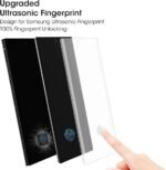 UV Tempered Glass For Samsung Galaxy S23 Ultra 5G | Camera Lens (Silver) | Back Membrane (Pack Of 3) Combo