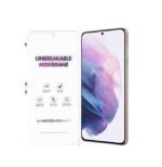 4 in 1 Combo Pack for Samsung Galaxy S21 – Transparent (Back Cover + Camera Lens Protector + Tempered Glass + Unbreakable Film)