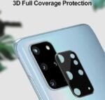 UV Tempered Glass For Samsung Galaxy S20 Plus | Camera Lens (Black) | Back Membrane (Pack Of 3) Combo