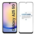 Samsung Galaxy A25 5G Tempered glass | Camera Lens (Black) | Back Membrane (Pack Of 3) Combo