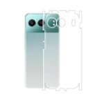 OnePlus Nord 4 5G Tempered glass | Camera Lens (Black) | Back Membrane (Pack Of 3) Combo