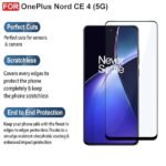 Tempered Glass for OnePlus Nord CE 4 (5G) | Camera Lens (Black) | Back Membrane (Pack Of 3) Combo