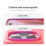 iPhone 16 Pro Max Case, Premium Liquid Silicone Case, Shockproof (Silicone, Pink)
