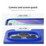iPhone 16 Pro Max Case, Premium Liquid Silicone Case, Shockproof (Silicone, Blue)