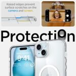 Ultra Hybrid Magfit Cover Compatible with iPhone 15 (White)