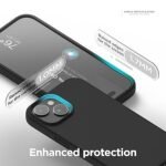 iPhone 15 Plus Case, Liquid Silicone Case, Full Body Protective Cover, Shockproof (Silicone Black)