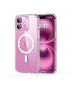 iPhone 16 Plus Case, Compatible with MagSafe, Shockof Military-Grade tection (HaloLock) - Transparent