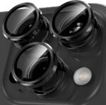 Silicone Bumper Case for iPhone 14 Pro Max (Grey) | Camera Lens (Black) | Matte Finish Back Membrane screen Guard (Pack Of 3) Combo