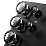 Samsung Galaxy S24 Ultra, Super X Tempered Glass | Camera Lens (Black) | Back Membrane (Pack Of 3) Combo