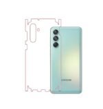 Tempered Glass for Samsung Galaxy M55 / M55s / F55 (5G) | Camera Lens (Black) | Back Membrane (Pack Of 3) Combo