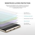 Tempered Glass Compatible with OnePlus 13R | Camera Lens (Black) | Back Membrane (Pack Of 3) Combo