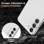 Tempered Glass for Samsung Galaxy S23 (5G) | Camera Lens (Silver) | Back Membrane (Pack Of 3) Combo
