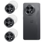 Tempered Glass Compatible with OnePlus 13R | Camera Lens (Black) | Back Membrane (Pack Of 3) Combo
