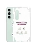 Tempered Glass for Samsung Galaxy S23 FE (5G) | Camera Lens (Silver) | Back Membrane (Pack Of 3) Combo