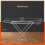 Mobidry Aero Foldable Cloth Drying Stand| 3 Way Folding, 20 Drying Rails, 45 Feet Drying Length | Lightweight | 1 Year Warranty (Silver) Mobidry Aero Foldable Cloth Drying Stand| 3 Way Folding, 20 Drying Rails, 45 Feet Drying Length | Lightweight | 1 Year Warranty (Silver)