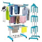 Foldable Cloth Stand for Drying Clothes, Premium Cloth Drying Stand, Space-Saving Clothes Stand for Drying Indoors & Outdoors, Durable Design, Easy to Use and Store