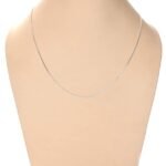 Anti-Tarnish 92.5 Sterling Silver Box Chain Necklace in 16 18 24 inches | Gift for Women & Girls