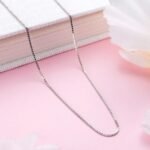 925 Sterling Silver Designer Sleek Rhodium Plated Adjustable Chain | Gift for Women & Girls
