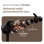 Boult Audio XCharge Wireless in Ear Bluetooth Earphones with ENC Mic, 28H Playtime, Type-C Fast Charging (15Min=15Hrs Playtime) - Black