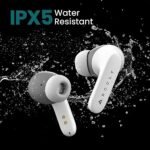 Boult Z20 Truly Wireless Bluetooth Ear Buds with 51H Playtime, Zen™ Calling ENC Mic, Low Latency Gaming, Touch Controls, Rich Bass Drivers, TWS Earbuds Bluetooth Wireless (Ivory White)