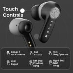 Boult Z20 Truly Wireless Bluetooth Ear Buds with 51H Playtime, Zen™ Calling ENC Mic,  Low Latency Gaming, Touch Controls, Rich Bass Drivers, TWS Earbuds Bluetooth Wireless (Jet Black)