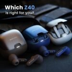 Boult Audio Z40 True Wireless in Ear Earbuds with 60H Playtime, Zen™ ENC Mic, Type-C Fast Charging, Made in India, 10mm Rich Bass Drivers, IPX5, Bluetooth 5.3 Ear Buds TWS (4 Colour Options)