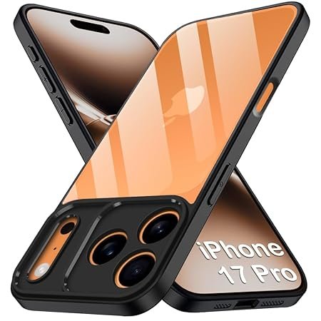 ShockProof Sleek Armor Back Cover Case for iPhone 17 Pro | 360° Protection | Crystal Clear Hard Back Case (Eagle)