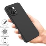 Oneplus 13s 5G Back Cover with Upgraded Square Edges for Camera Protection Shockproof  (Black)