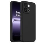 Oneplus 13s 5G Back Cover with Upgraded Square Edges for Camera Protection Shockproof  (Black)