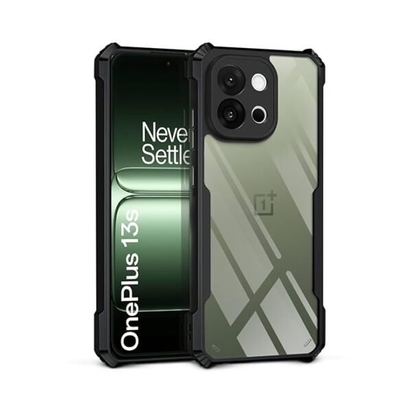 Shock Proof Clear Protective Back Case for OnePlus 13s 5G | 360 Degree Camera Protection (Eagle)