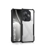 Shock Proof Clear Protective Back Case for Realme GT 6T 5G | 360 Degree Camera Protection (Eagle)