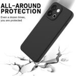 Oneplus 13s 5G Back Cover with Upgraded Square Edges for Camera Protection Shockproof  (Black)