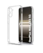 3 in 1 Combo Pack for OnePlus Nord CE 5 – Transparent Back Cover (Back Cover + Camera Lens Protector + Tempered Glass)