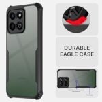 Transparent Back Cover | Ultra Hyrbid | Full Camera Protection | Raised Edge | Bumper Case for Honor X7C (Eagle)