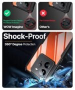 Shock Proof Clear Protective Back Case for Realme GT 7 Pro 5G - 360 Degree Camera Protection | Transparent -Eagle