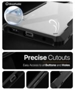 Shock Proof Clear Protective Back Case for Realme GT 6T 5G | 360 Degree Camera Protection (Eagle)
