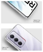 Mi Redmi 15 5G | Raised Bumps for Full Device & Camera Protection Shockproof TPU Silicone Back Case Mobile Cover – Transparent