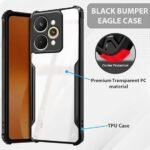 Shockproof Crystal Clear Back Cover Case for Realme 15 Pro 5G | 360 Degree Protection | Protective Design | Transparent Back (Eagle)