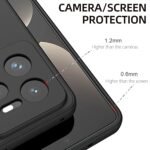Realme GT 7 PRO | Slim Silicone with Soft Lining Shockproof Full Body Bumper Case (Black)
