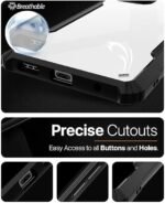 Realme P4 5G Back Cover | Transparent Crystal Clear Hard PC Back Case with TPU Bumper, Drop Protection (Eagle)