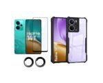Realme 14T 5G Eagle Back Cover + Tempered Glass + Camera Lens Protector Combo pack