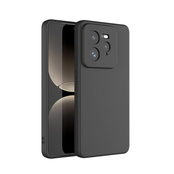 Realme GT 7 PRO | Slim Silicone with Soft Lining Shockproof Full Body Bumper Case (Black)