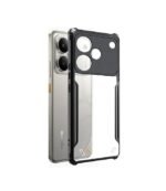 Realme P4 5G Back Cover | Transparent Crystal Clear Hard PC Back Case with TPU Bumper, Drop Protection (Eagle)