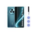 Realme Narzo 80 Pro 5G Eagle Clear Back Cover + Tempered Glass + Camera Lens Protector Combo pack.