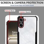 OnePlus Nord CE5 / CE 5 (5G) Back Case Cover | Camera Protection Shockproof Bumper-Edge | Acrylic Crystal Clear 360 Degree Protection TPU+PC (Eagle)
